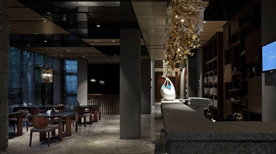 成都裝修案例高級咖啡廳裝修設(shè)計170方