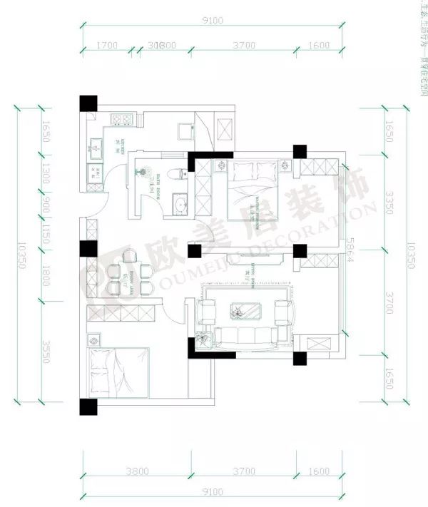 成都裝修案例遠(yuǎn)大林語城