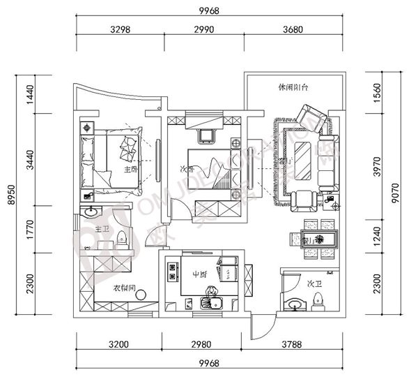 成都裝修案例福華新起點(diǎn)