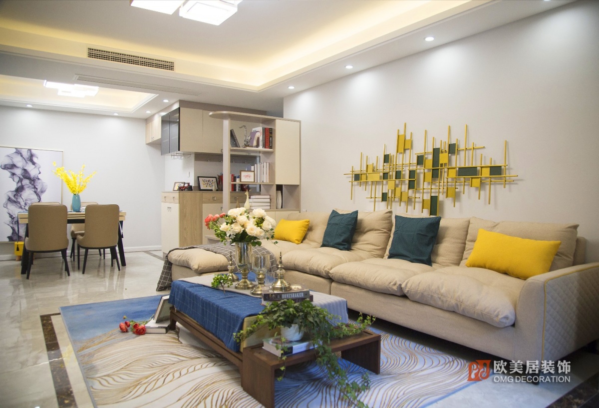 【歐美居】“好色之徒”對(duì)比色點(diǎn)綴出的和諧新居