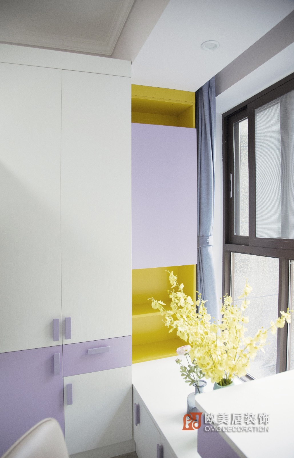 【歐美居】“好色之徒”對(duì)比色點(diǎn)綴出的和諧新居